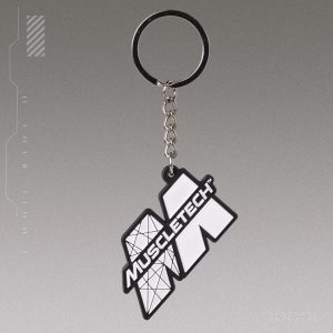 MuscleTech Rubberized Keychain